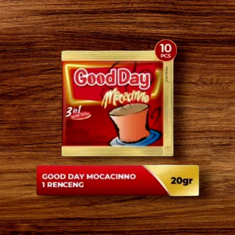 

KOPI GOODDAY MOCACINNO 1 RCG ISI 10 SACHET