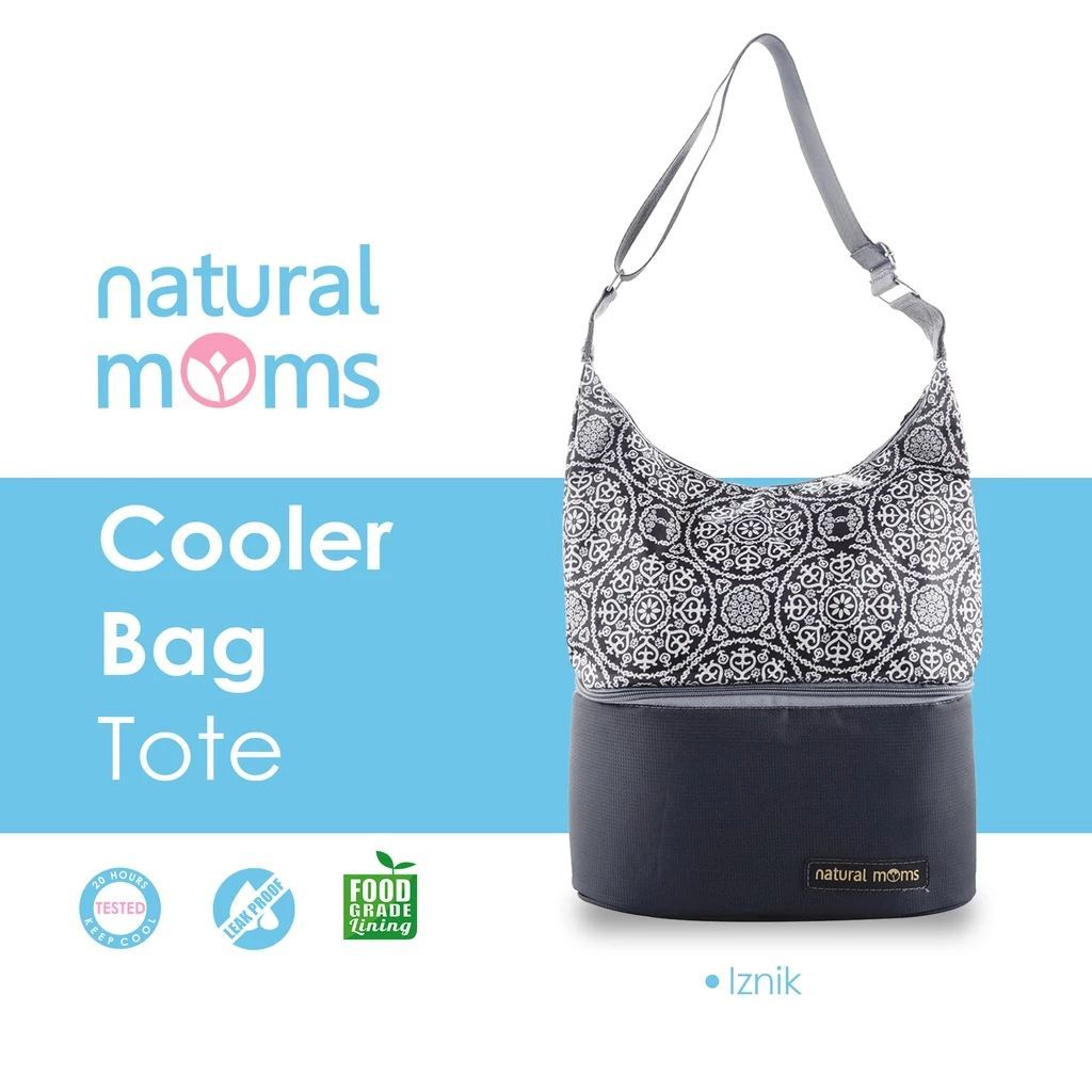 NATURAL COOLER BAG MOMS COOKIE MONSTER TAS ASI/NATURAL MOMS SILVER IZNIK/ BAG NATURAL MOMS RAINBOW/ 