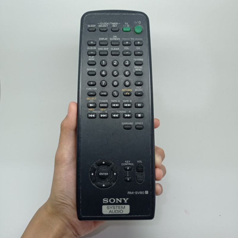 REMOTE AUDIO SYSTEM ORIGINAL BERGARANSI SONY RM-SV800