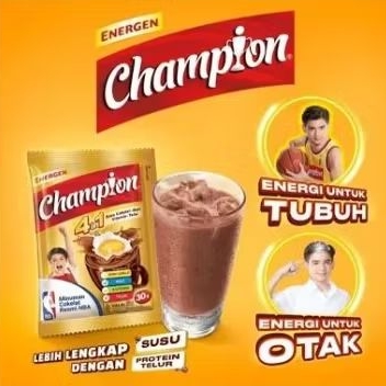 

Susu Coklat Champion isi 10 sachet 30gr