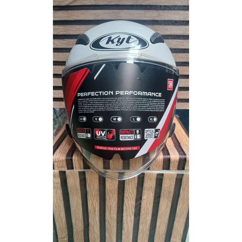 Helm KYT Galaxy Putih Bekas/Second