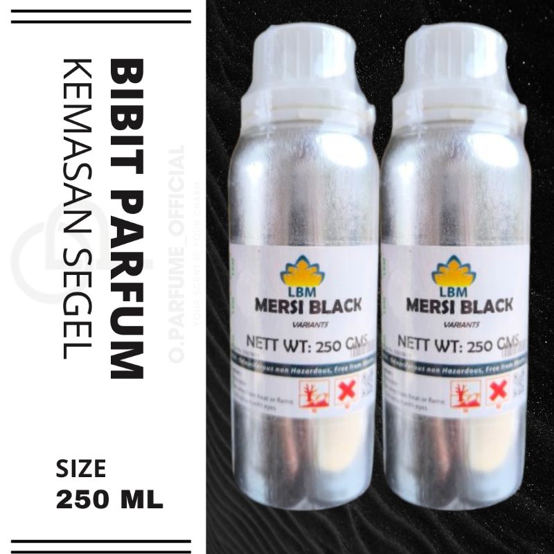 BIBIT PARFUM MERCI BLACK SEARAH LEXUS DULBERG KEMASAN 250ML BY LBM FRAGRANCE / MINYAK WANGI / BIANG 