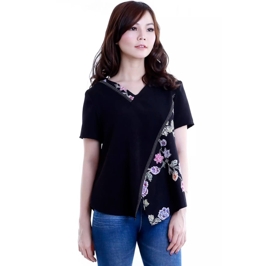 Lituhayu Encim Hitam Blouse
