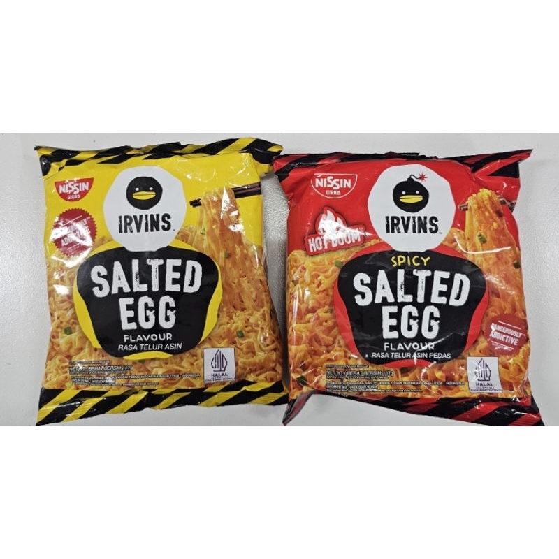 

Nissin Irvins Mie Instan Salted Egg 117g - 1 bks