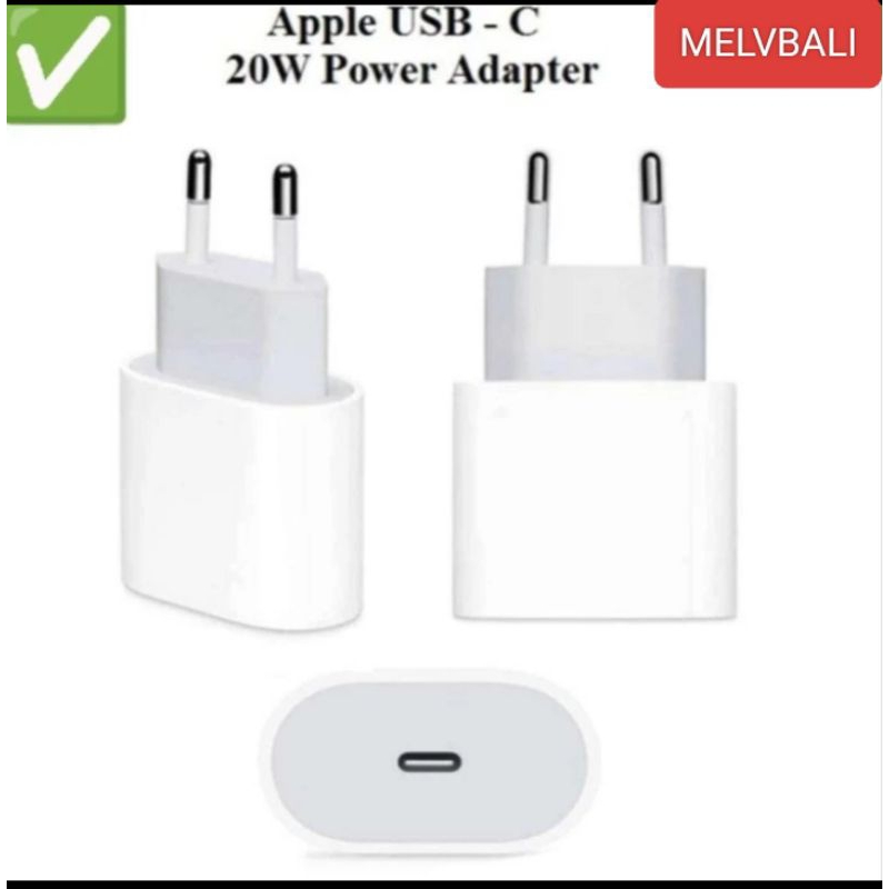 ADAPTOR IPHONE 14 PRO MAX USB-C BATOK KEPALA CHARGER TYPE -C TRAVEL TYPE-C