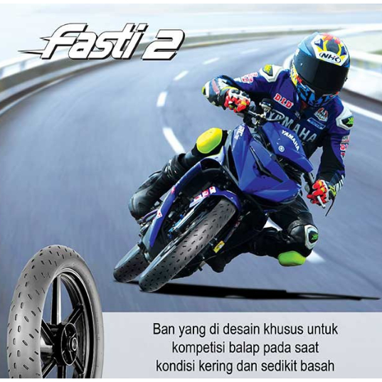 BAN RACING FASTI 2 IRC 100/80-17 TUBELESS SERIES