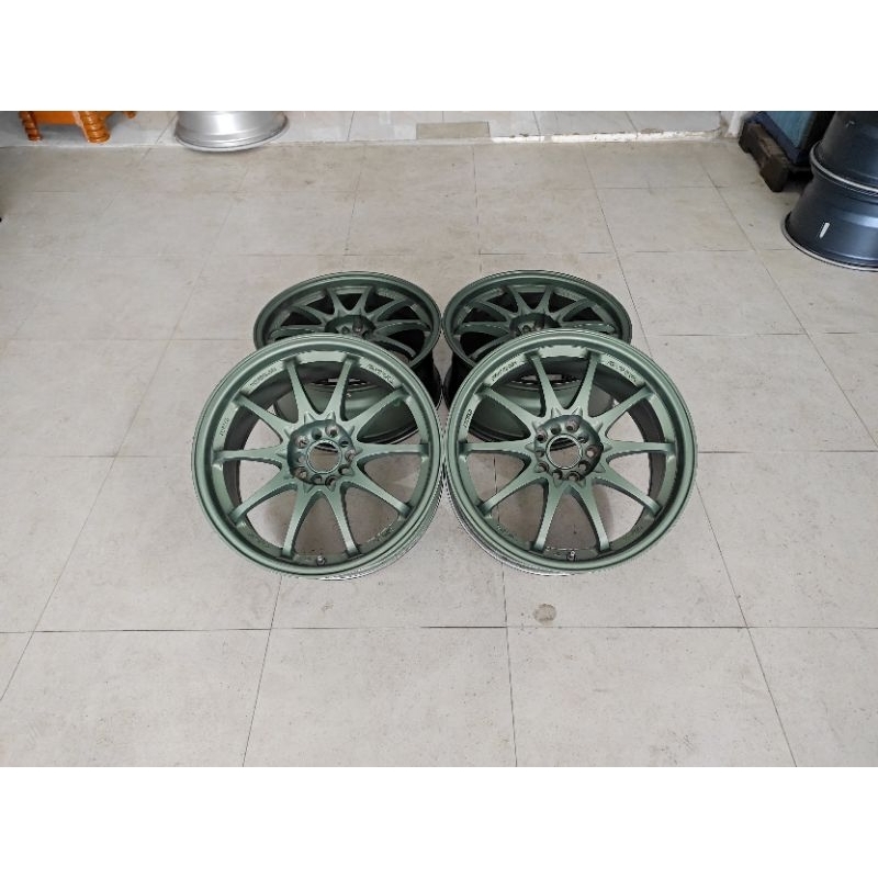Velg Volkrays CE28 ring 18 pcd 5x114 / 5x100 army green