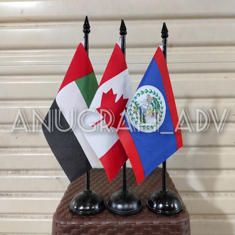 

Baru Bendera Meja Bendera Negara Ready Stok Semua Negara + Tiang