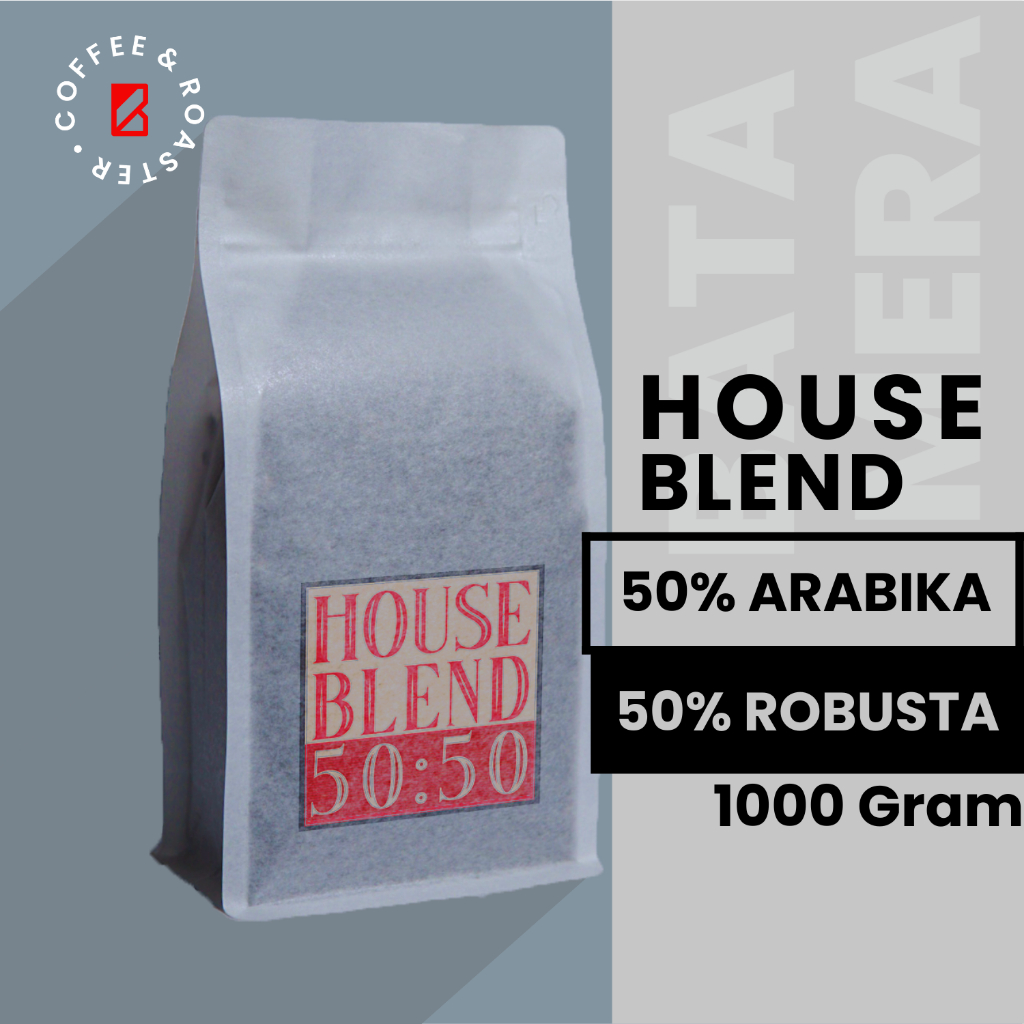 

House Blend 50:50 | Espresso Blend |1000 Gram/ 1kg, Biji/ Giling
