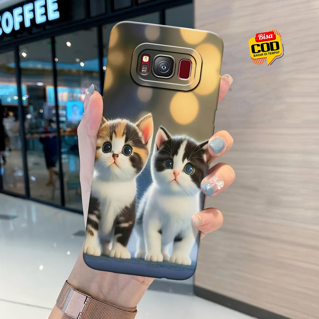 Case Samsung Galaxy S8 Terbaru - Casing Samsung Galaxy S8 - ALLZORA [ CATS ] - Kesing Hp Samsung Gal