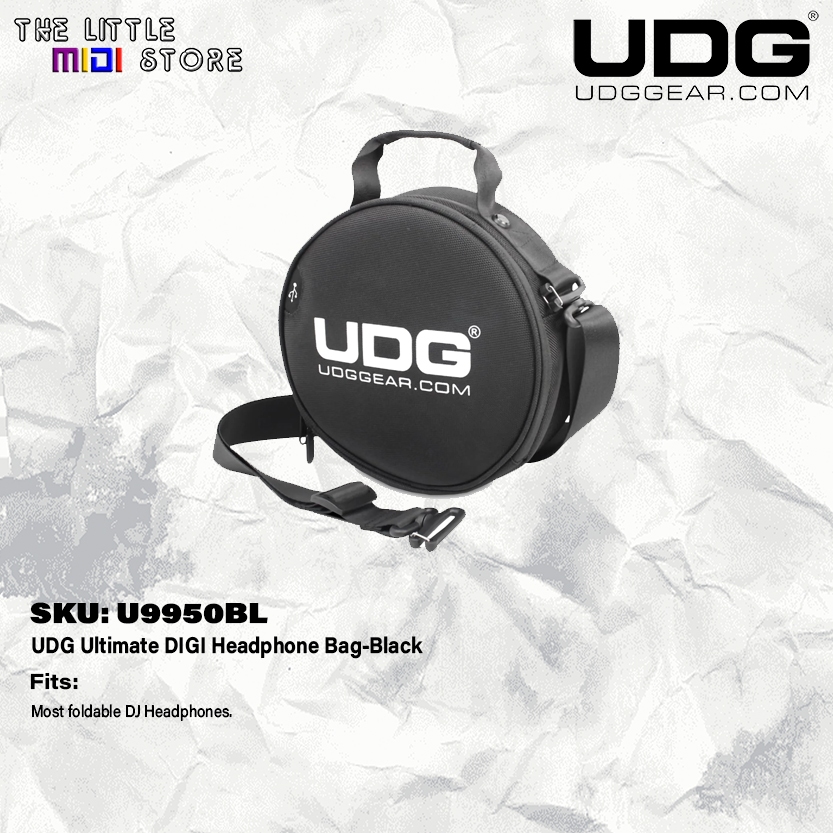 UDG Ultimate DIGI Headphone Bag Black | UDG Headphone Black Tas Headphone Hardcase Headphone Promo S