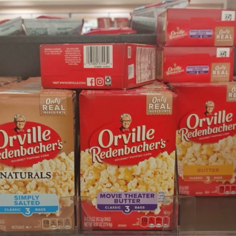 

Orville Redenbacher's classic butter / simlply salted popocorn No 1 popcorn USA