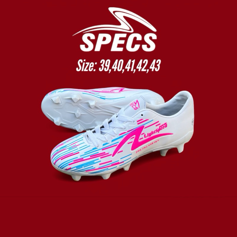 Sepatu Bola Specs Accelerator Lightspeed Reborn II Putih Pink Terbaru Best Seller Premium