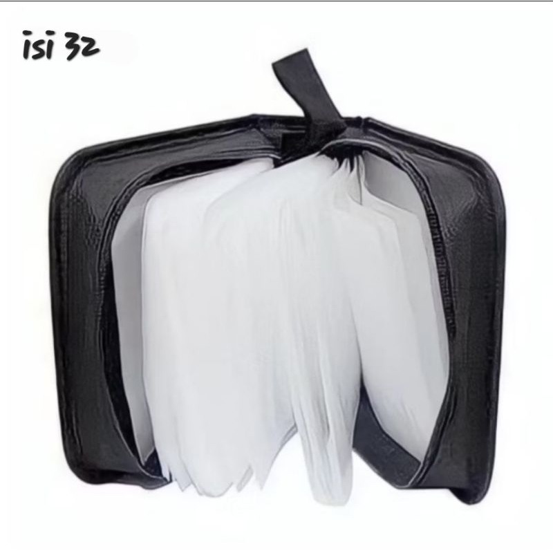 Tas Dompet CD DVD isi 24/32 pcs CD Bag Tempat Penyimpanan Kaset CD