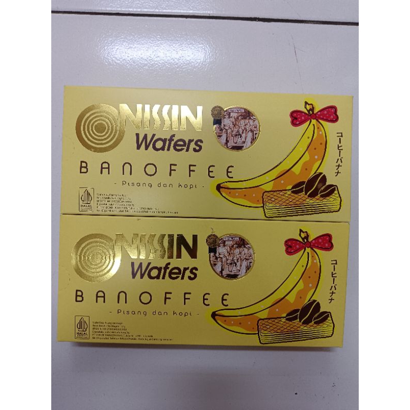 

Nissin Wafers BANOFFEE / Banana Coffee Wafers 137g - Box