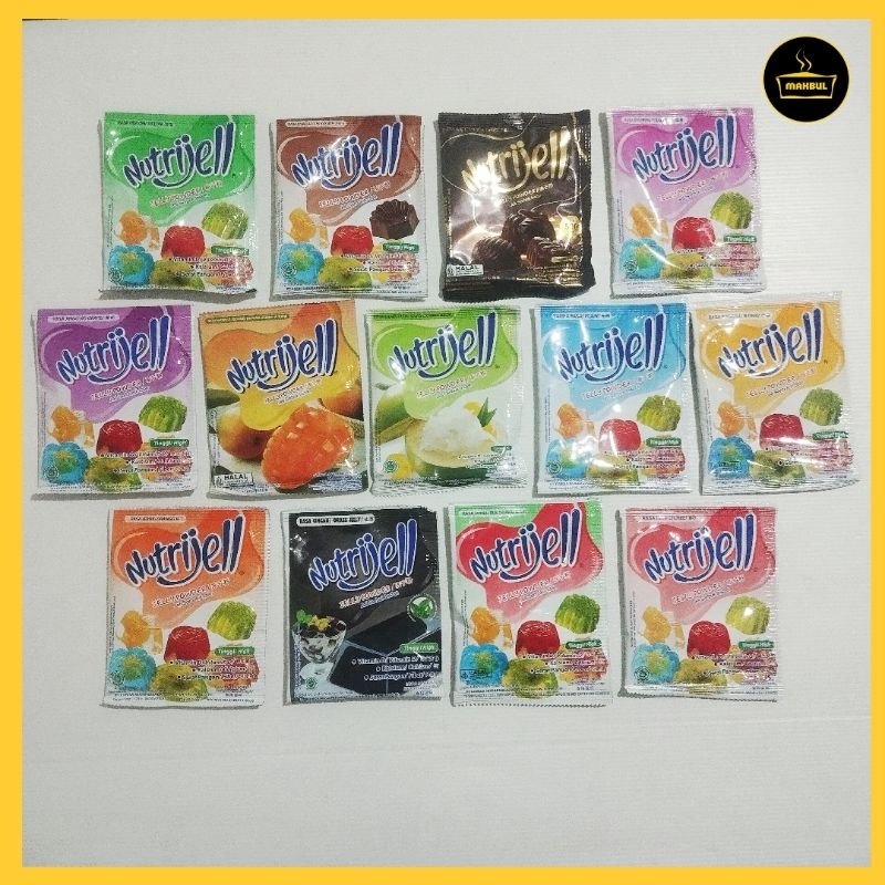 

Nutrijell Jelly Powder Kemasan Standar Jeruk, Anggur dll