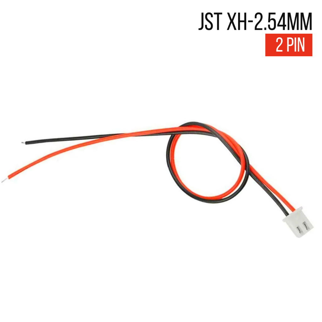 KABEL KONEKTOR SOKET KONEKTOR FEMALE BETINA JST 2PIN JST 2 PIN JST 2P JST XH2.54 20CM XH 2.54