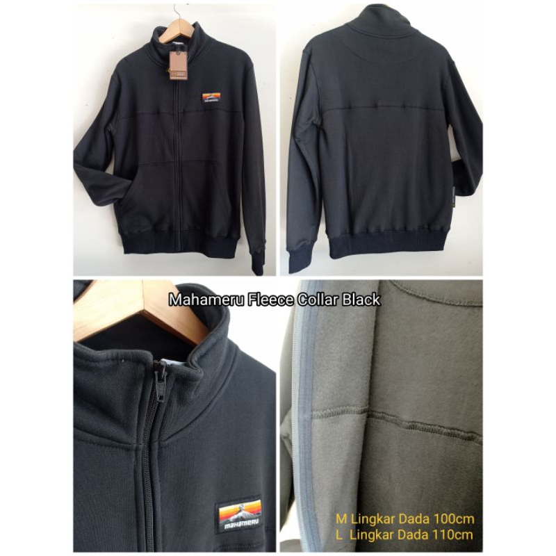 Jaket/Sweater Mahameru Fleece Collar Zip