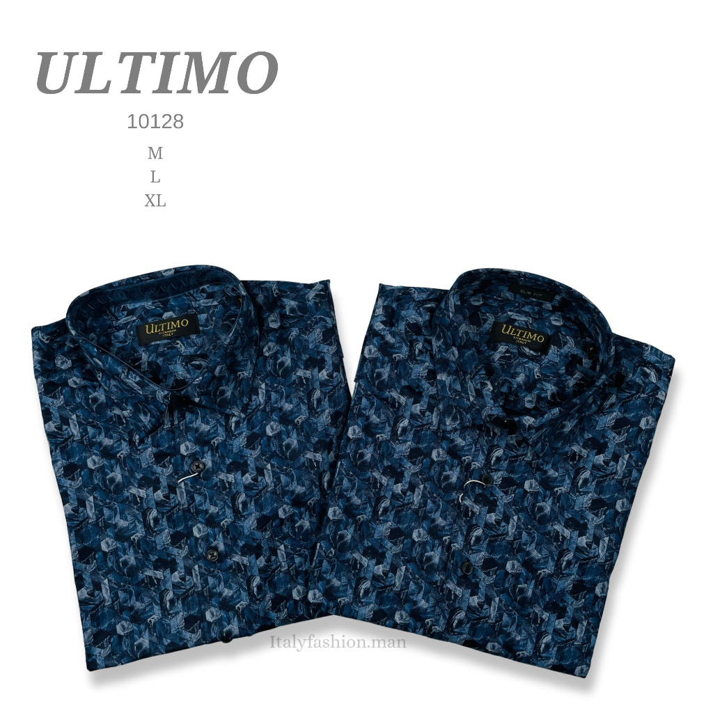 ULTIMO Kemeja Pendek Katun Pria 10128