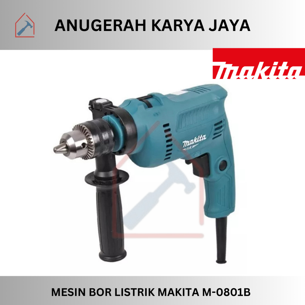 MESIN BOR LISTRIK MAKITA M-0801B / BOR 13MM MAKITA