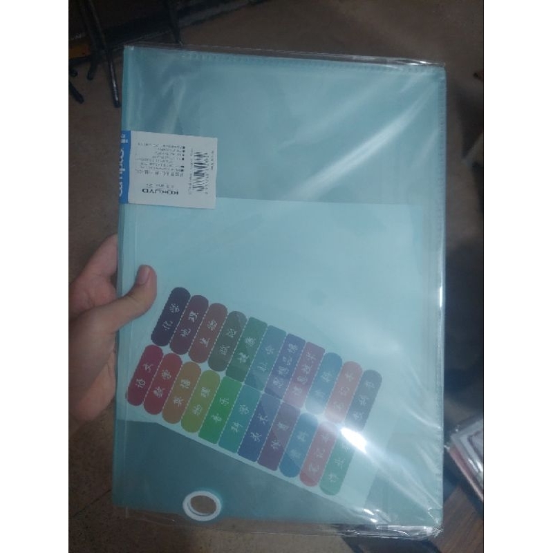 

Kokuyo map binder transparan buat taro kertas (limited stock) banyak warna, jual murah