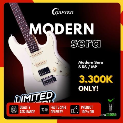Gitar Elektrik Crafter Modern Sera S MP Maple Fretboard Stratocaster