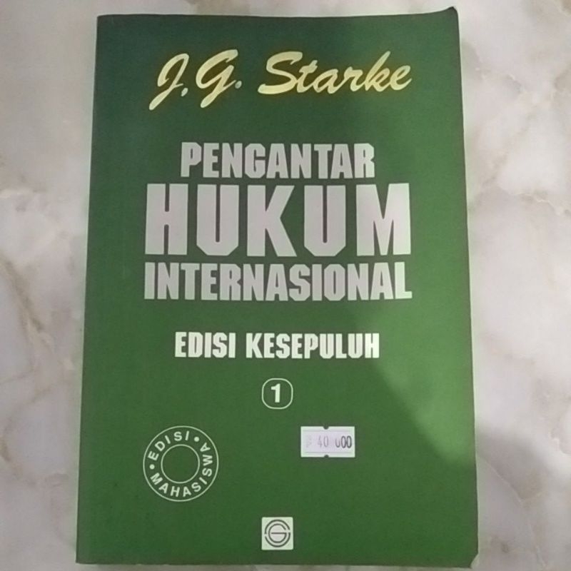 Pengantar Hukum Internasional by J.G Starke