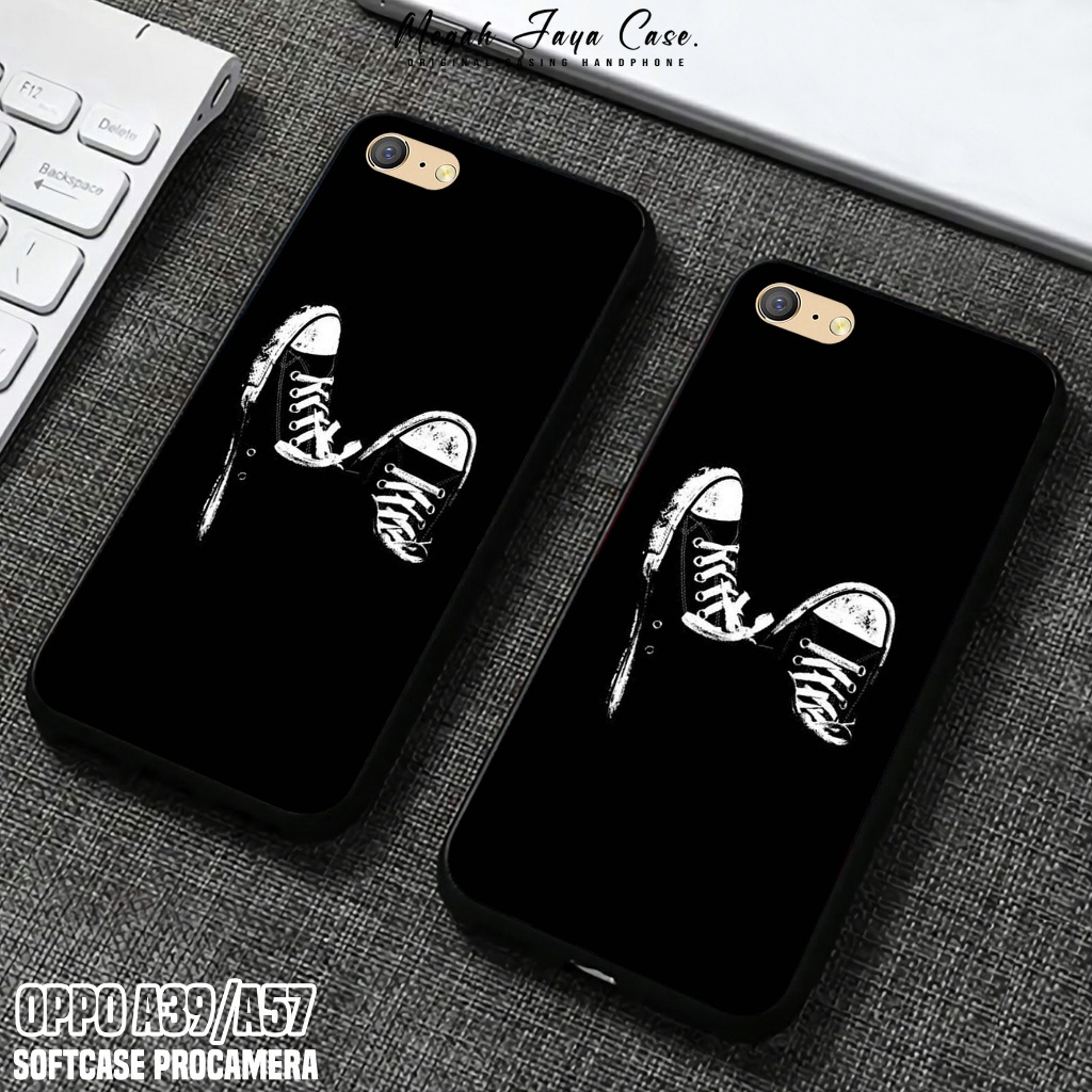 Case OPPO A39 / OPPO A57 Lama - Softcase OPPO A57 / OPPO A39 Motif BLCK - Casing Hp OPPO A39 - Silik