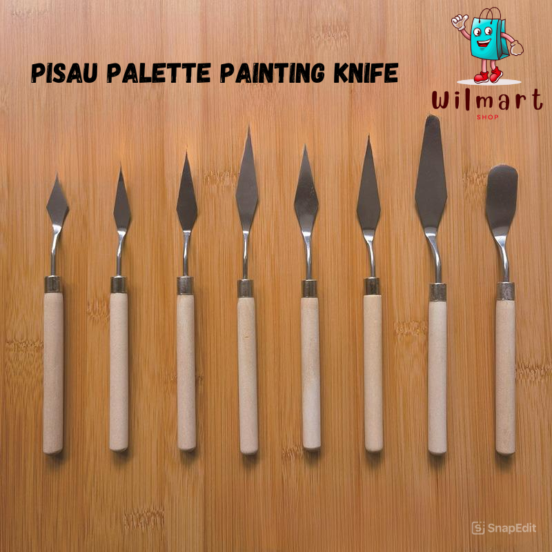 

Pisau Pallete Knife Spatula Lukis Pisau Palet Butter Cream Cake Painting