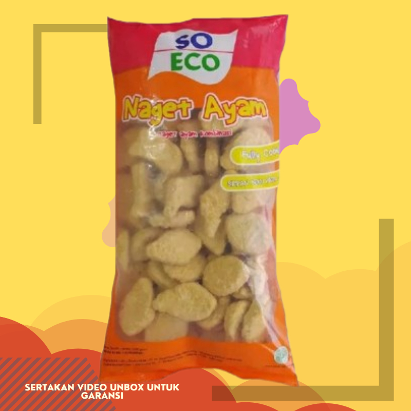 

So eco nuget ayam viral enak murah halal japfa so good chicken nugget 1kg/nugget ayam/so eco 1 Kg *Harga Khusus*