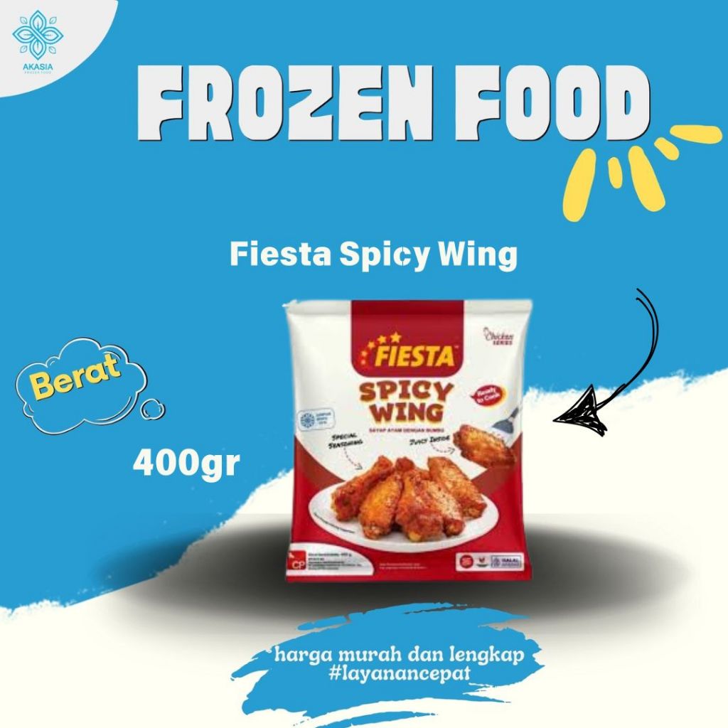 

Fiesta Spicy Wing 400gr