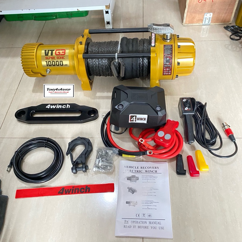 4winch supersonic plasma kapasitas 6ton winch jeep offroad