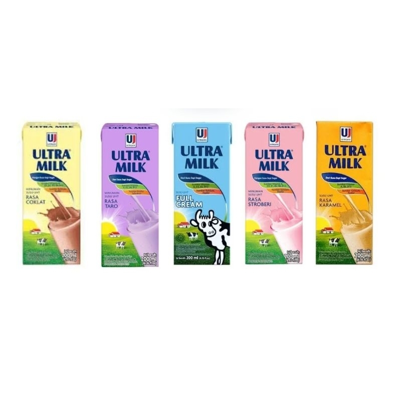 

Ultra Milk 200ml all varian