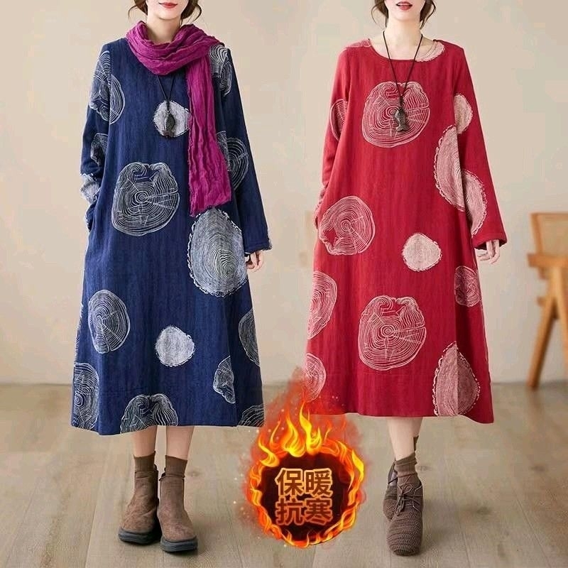 Dress fashion korea polkadot import