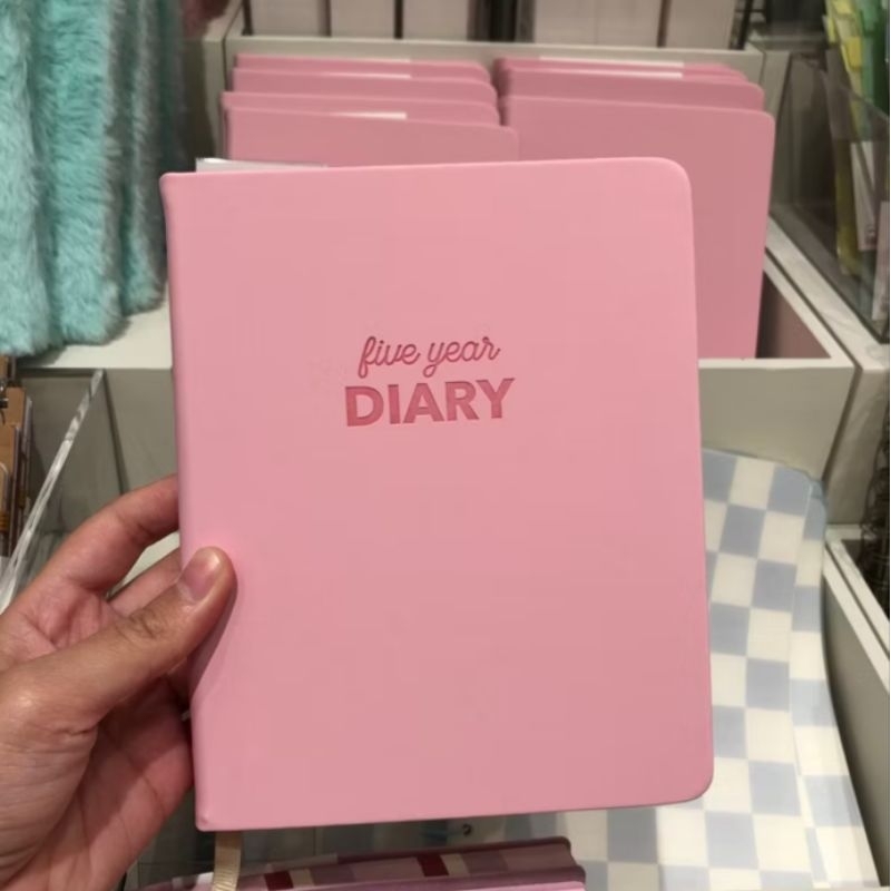 

[FLYING TIGER] Five Year Diary BLUE & Pink || Diary 5 tahun
