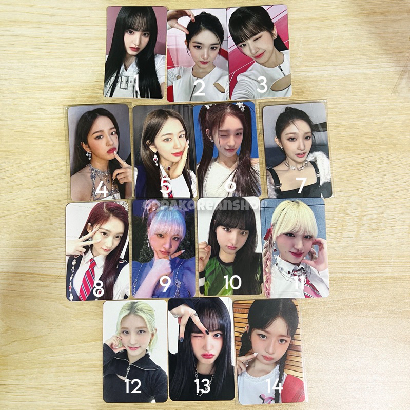 [READY] Official Photocard PC IVE Liz Leeseo Yujin Gaeul Rei Japan / POB Love Dive Eleven After Like