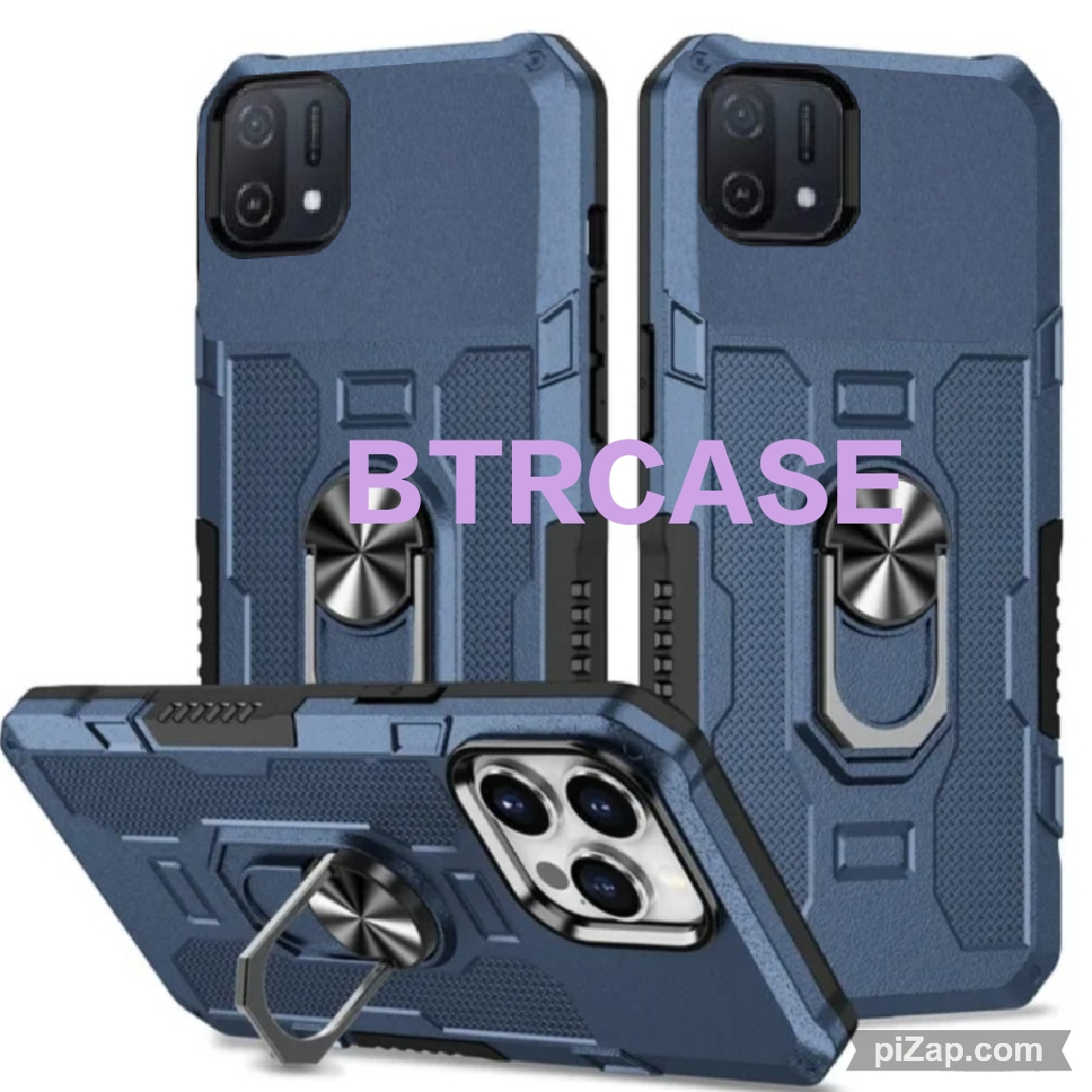 CASE HP UNTUK OPPO A16E OPPO A16K CASING RING HIT STANDING BACK KLIP