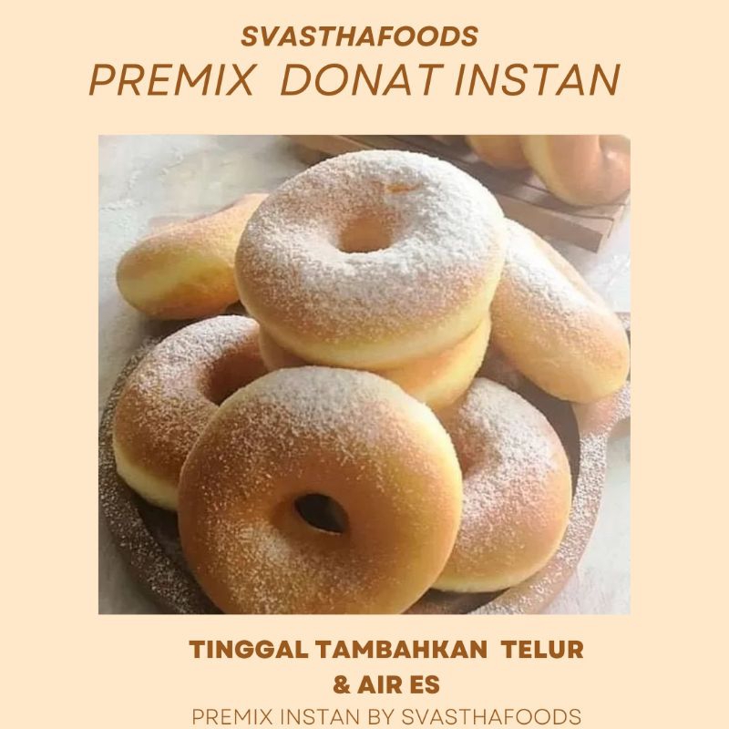 

Donat Premix PREMIUM atau Tepung Buat Donat & Paket Resep donat