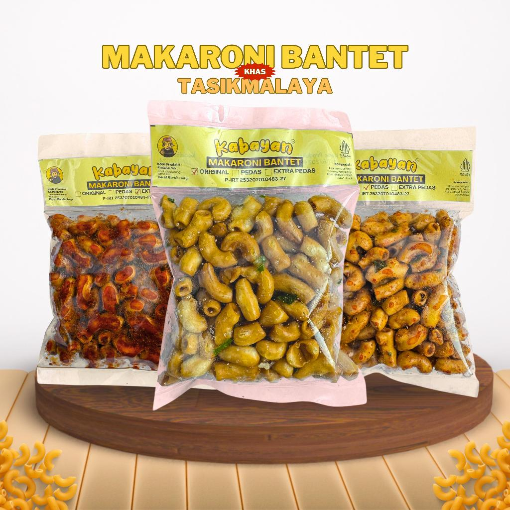 

Makaroni Bantet kabayan tasikmalaya original pedas extra pedas