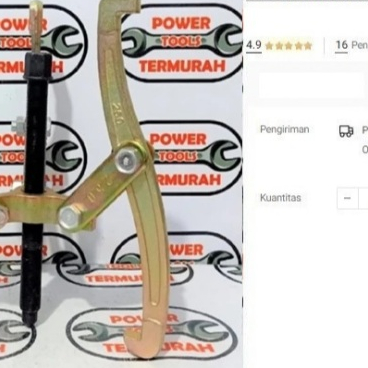 

Treker Lahar 3 kaki 10" Hioshi Bearing Puller Trekel 10 inch 250mm