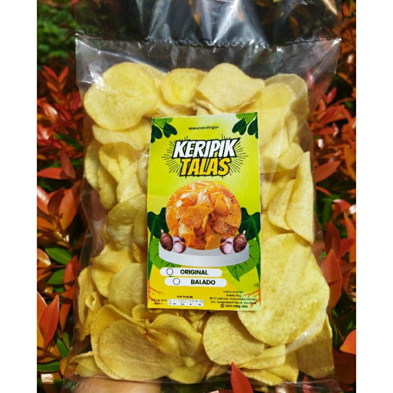 

200 gram Keripik Talas Juang Kiloan gurih, renyah dan garing
