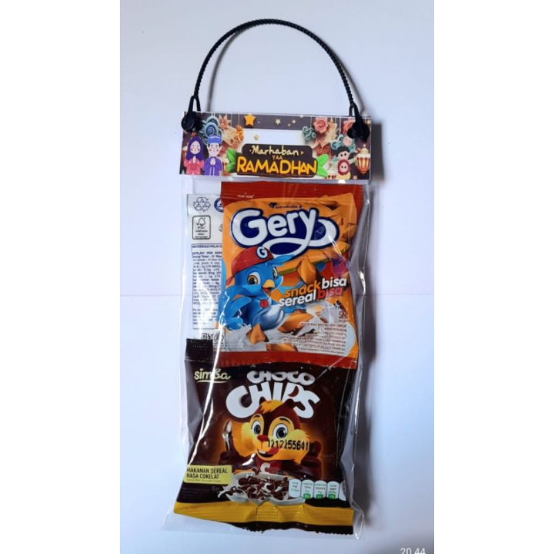 

[Harga perbiji, MINIMAL ORDER 40BIJI ] Plastiksnacklabelramadhan // label snack takjil ramadhan // plastik snack takjil // marhaban yaa ramadhan