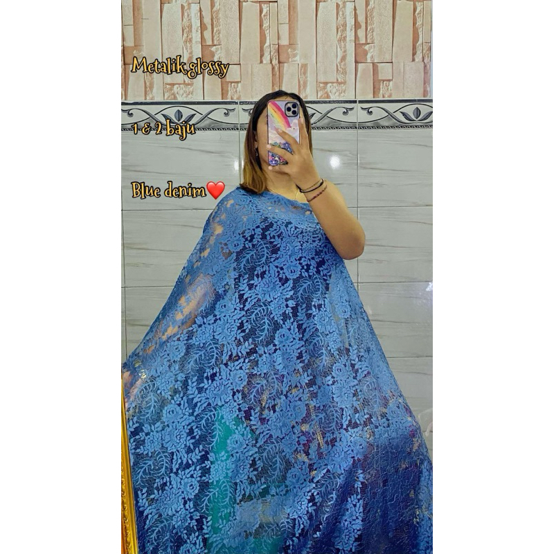 new kain kebaya non rijek metalik