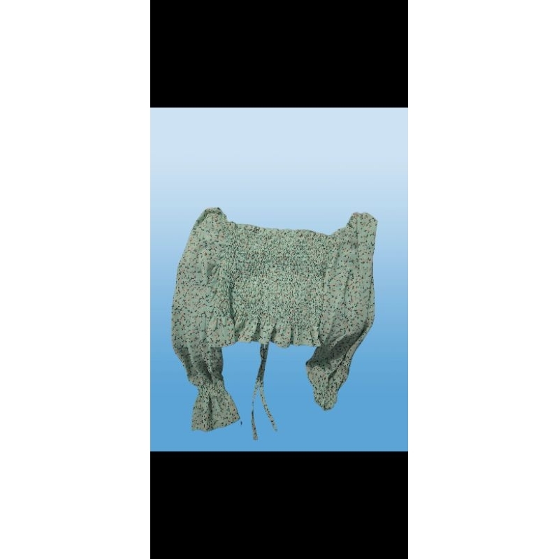 Baju atasan | sabrina crop top | longsleeve | wanita | korea