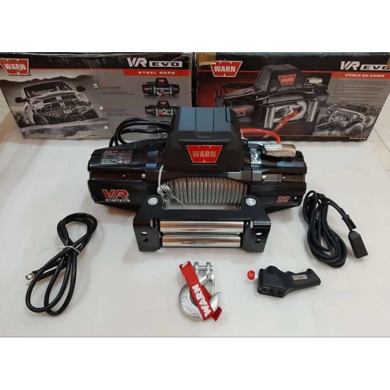 WARN VR EVO 12 WINCH WARN VR EVO 12 STEEL ROPE ORIGINAL