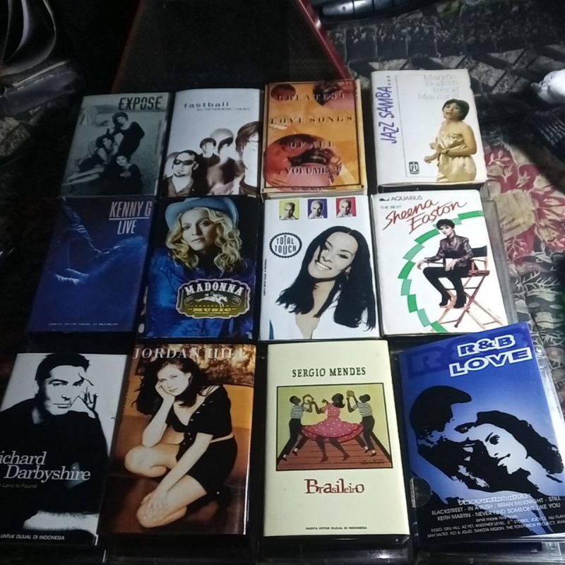 CUCI STOK BARAT POP JAZZ DLL  KASET PITA