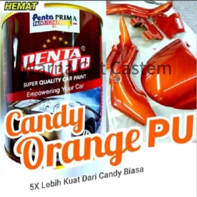 Cat Candytone Candy Orange PC 021 PU Penta Oto Candy Tone Oren