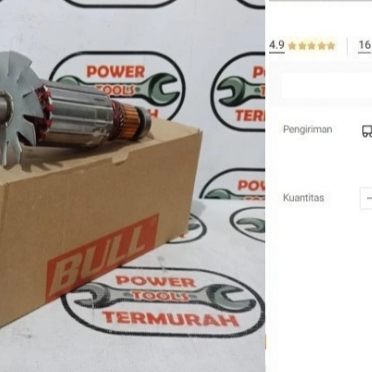 

Armature BULL 1805N Ketam MAKITA 1805 N Angker Tengah Rotor Planer