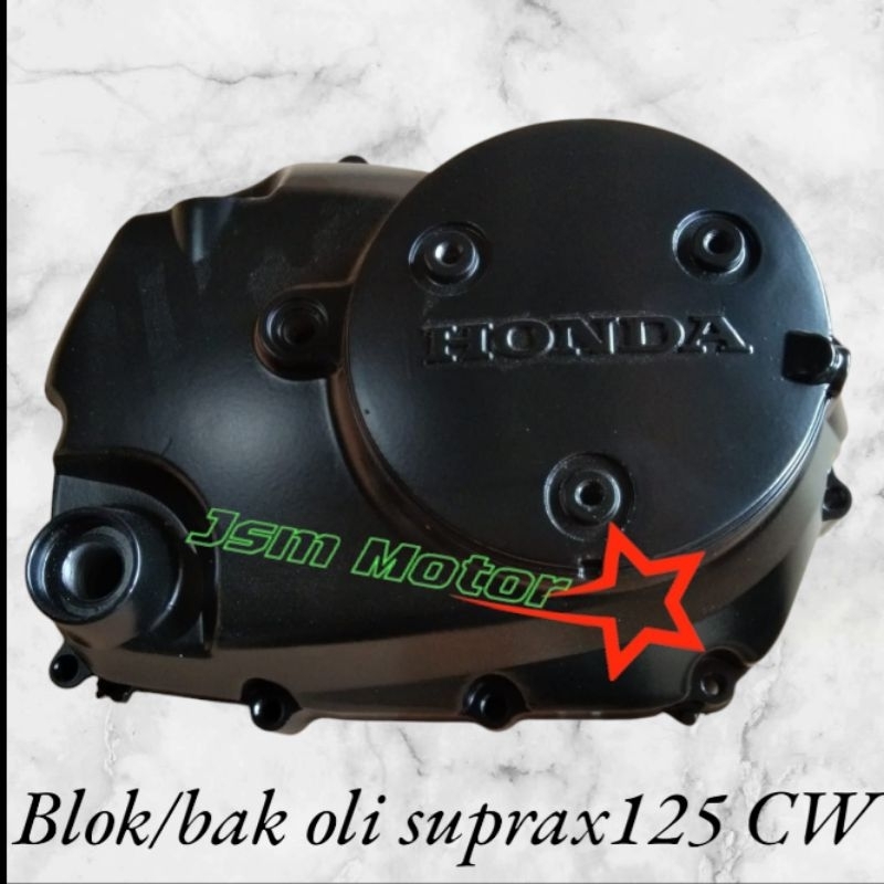 BLOK BAK KOPLING BAK OLI SUPRA X125 NO ORIGINAL HITAM