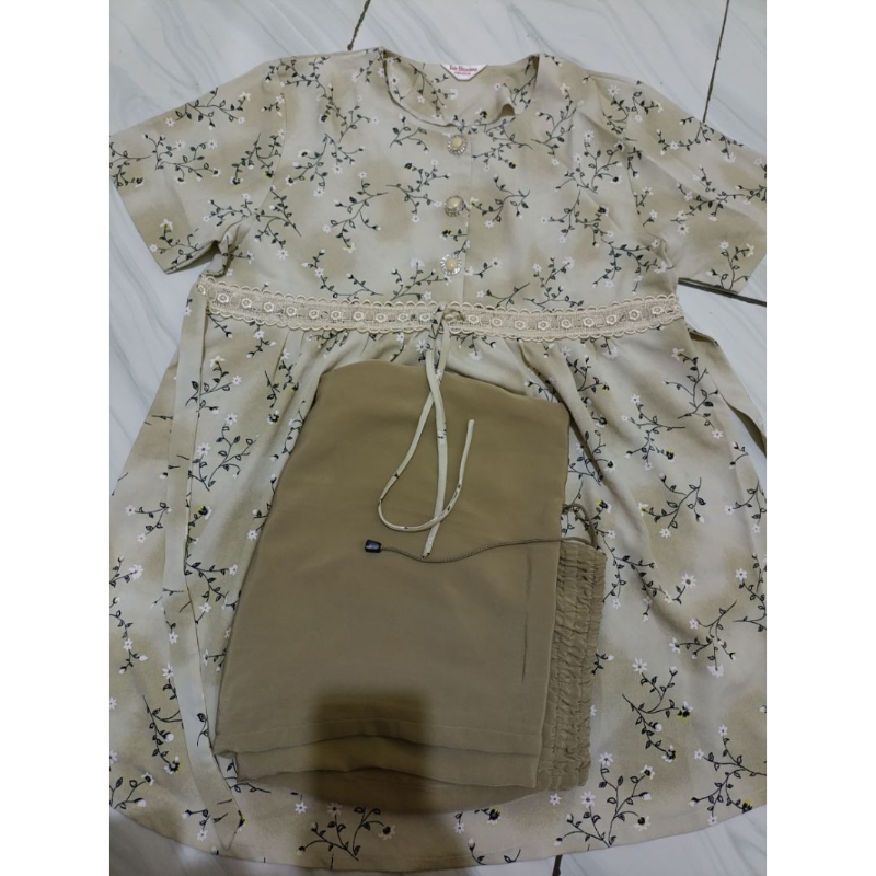 PRELOVED BAJU BUMIL BAJU IBU HAMIL ONE SET SETCEL BABYDOLL. DISCOUNT